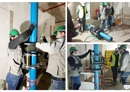 Formación de Italsan a los operarios de un hospital en Chile