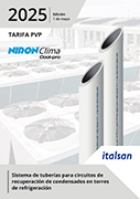 TARIFA TUBERÍAS PP-RCT SISTEMA NIRON COOL-PRO